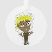 Farty Fingers Chibi Ornament (achterkant)