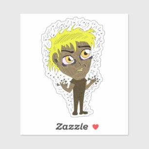 Farty Fingers Chibi Sticker