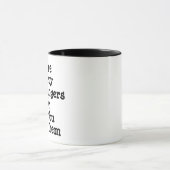 Farty Fingers line Coffee Mok (Midden)