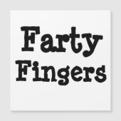 Farty Fingers Magnet (Voorkant)