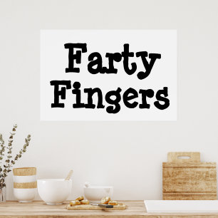 Farty Fingers Poster