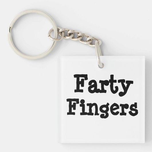 Farty Fingers Sleutelhanger (voorkant)