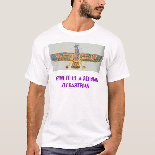 farvahar, BLIJKT EEN PERSIAN ZOROASTRIAN TE ZIJN T-shirt (Voorkant)