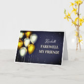 Farwell Friend Wenskaart Kaart (Gele Bloem)
