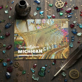 Farwell van Michigan Briefkaart
