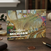 Farwell van Michigan Briefkaart