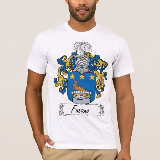 Fasano Family Crest T-shirt (Voorkant)