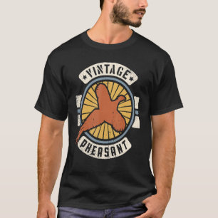 Fasant Klassieke Retro 60s 70s Dier T-shirt