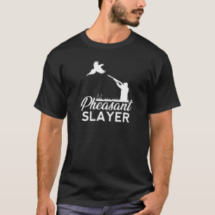 Fasant Slayer Hunter Bird Plucking Retro T-shirt