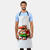 Fasching und Karneval mit Humor Mr. Langnase Schort (Gedragen)