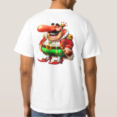 Faschingsprinz mit langer Nase - Fasching Karneval T-shirt (Achterkant)