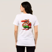 Faschingsprinz mit langer Nase - Fasching Karneval Tri-Blend Shirt (Achterkant volledig)