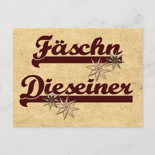Fäschn Dieseiner Briefkaart (Voorkant)