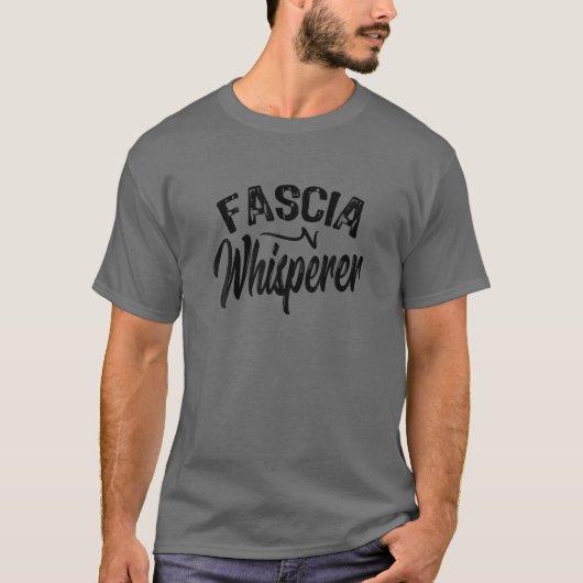Fascia Whisperer, Funny Massage Therapist T-shirt (Voorkant)