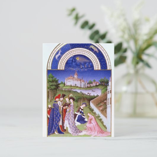 Fascimile of April' Briefkaart (Staand voorkant)