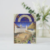 Fascimile of Juli: Harvesting and Sheep Briefkaart (Staand voorkant)