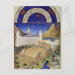 Fascimile of Juli: Harvesting and Sheep Briefkaart