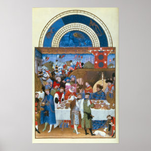 Fascimile van januari: banket poster