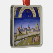 Fascimile van juni: Haymaking Metalen Ornament (Rechts)