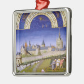 Fascimile van juni: Haymaking Metalen Ornament (Links)