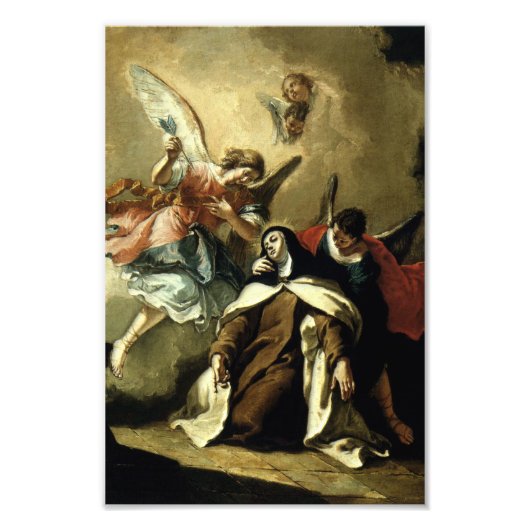 Fascinatie van St Therese - Fontebasso Foto Afdruk (Voorkant)