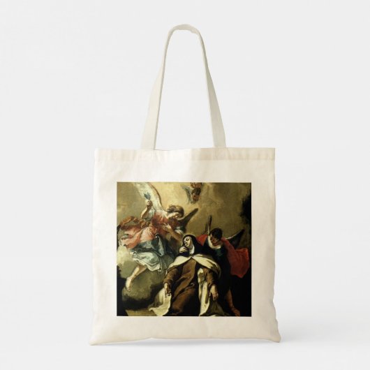 Fascinatie van St Therese - Fontebasso Tote Bag (Achterkant)