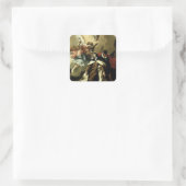 Fascinatie van St Therese - Fontebasso Vierkante Sticker (Tas)