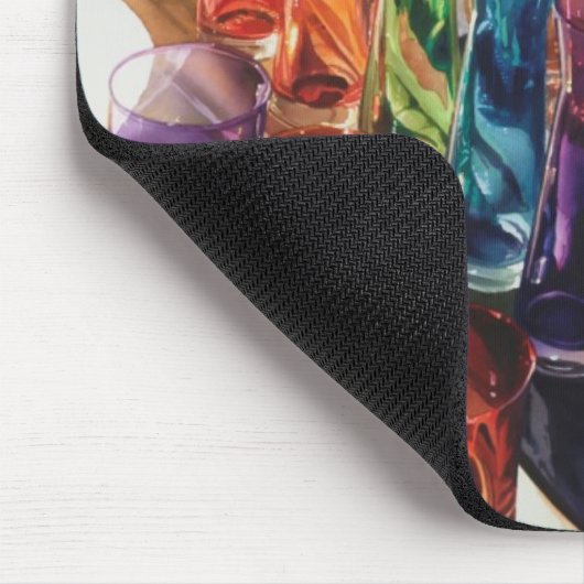 "Fascination" Art Glass Muismat (Hoek)