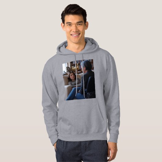 Fascination With Ducks heren grijs sweatshirt met (Voorkant volledig)
