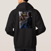 Fascination With Ducks heren zwarte hoodie achterk (Achterkant)