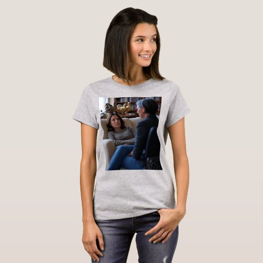 Fascination With Ducks vrouwen grijs T-shirt (Voorkant volledig)