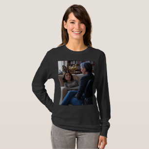 Fascination With Ducks vrouwen zwart lange shirt