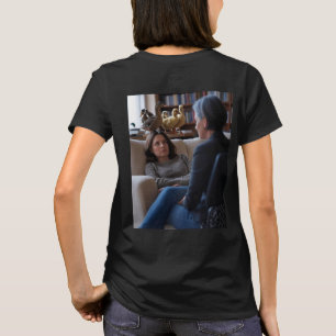 Fascination With Ducks vrouwen zwarte T-shirt acht