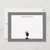 Fascinator- en Pet-standaard - flatpanels Notitiekaartje (Voorkant)