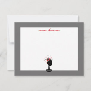 Fascinator- en Pet-standaard - flatpanels Notitiekaartje