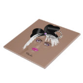 Fascinatoren - Cloche Tegeltje (Zijkant)