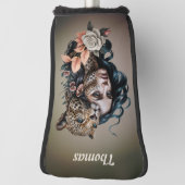 Fascinerend samenspel tussen mens en dier golfheadcover (Draai 90)