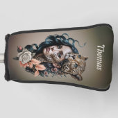 Fascinerend samenspel tussen mens en dier golfheadcover (Voorkant)