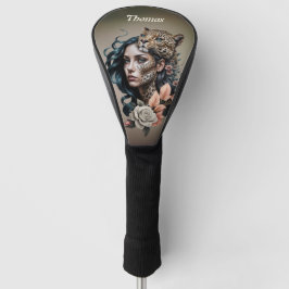 Fascinerend samenspel tussen mens en dier golfheadcover