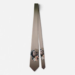 Fascinerend samenspel tussen mens en dier stropdas
