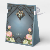 Fascinerend steampunk hart bedankdoosjes (Achterkant)