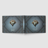 Fascinerend steampunk hart gastenboek (Volledig)