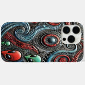 Fascinerende buitenaardse kunst die tot verbeeldin Case-Mate iPhone case (Achterkant (horizontaal))