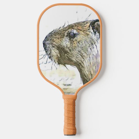 fascinerende dieren - Capybara Pickleball Paddle (Voorkant)