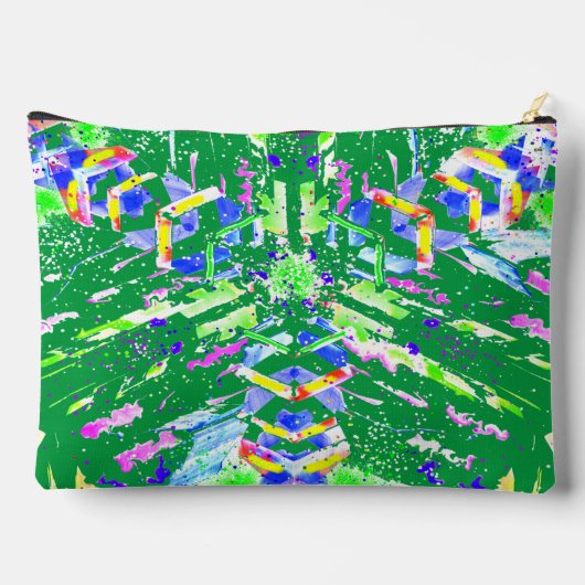 Fascinerende digitale kunst in heldere kleuren etui (Achterkant)