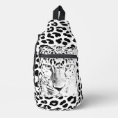 Fascinerende Feline- Leopard Print Sling Bag (Voorkant)
