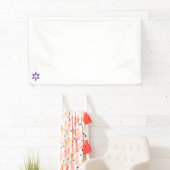 Fascinerende illustratiebloem Vinylbanner Spandoek (Insitu)