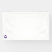 Fascinerende illustratiebloem Vinylbanner Spandoek (Horizontaal)