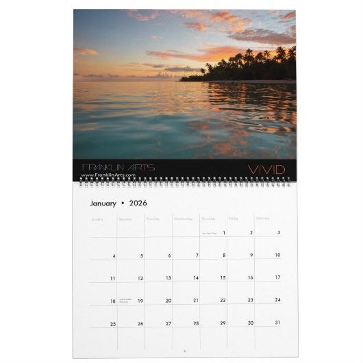 Fascinerende Natuur Landschappen & Seascapes Kalender (Jan 2026)