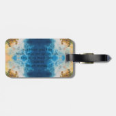 FASCINERENDE OCEAANGOLVEN BAGAGELABEL (Achterkant horizontaal)